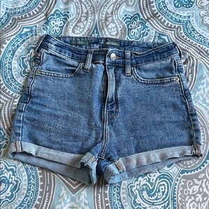 Women’s High Rise Denim Shorts Size 0/25R